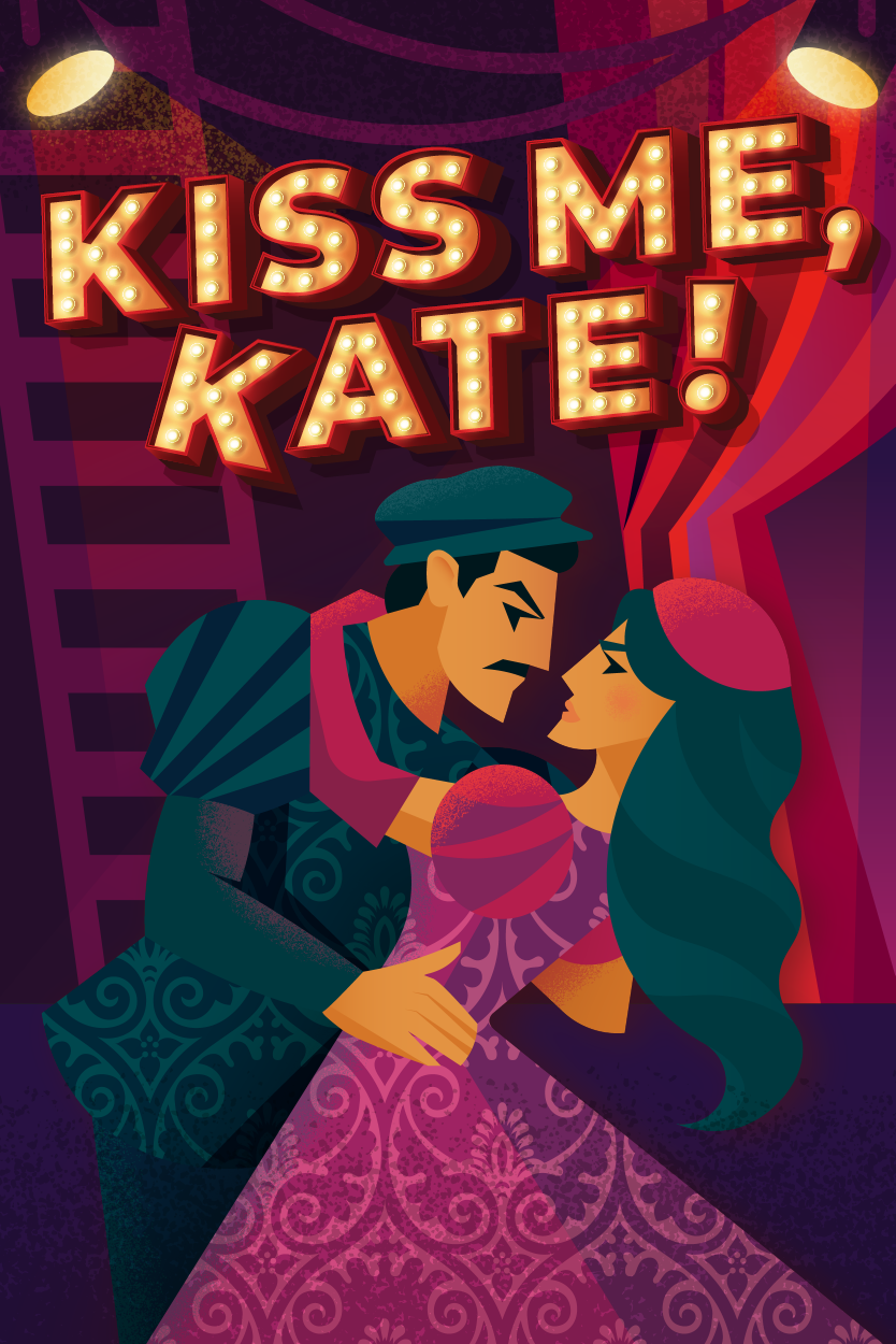 Kiss me Kate digital poster