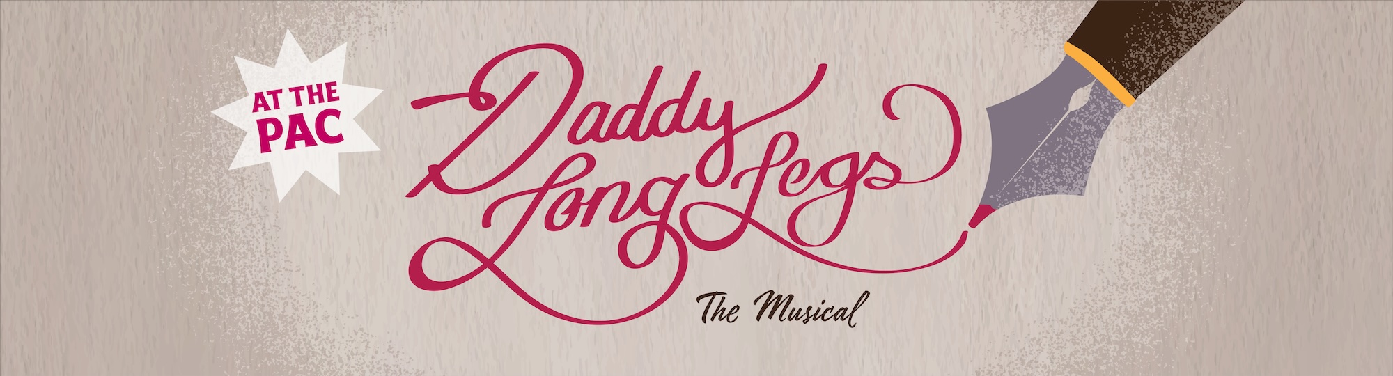 Daddy Long Legs The musical desktop banner